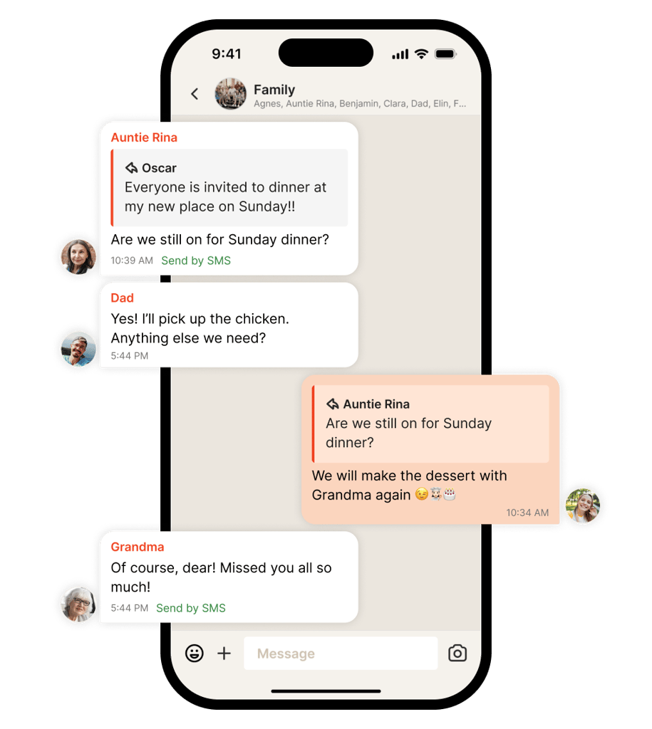 Sup Chat/text Group Chat with SMS and App | Supertext